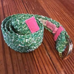 Lily Pulitzer 100% cotton belt